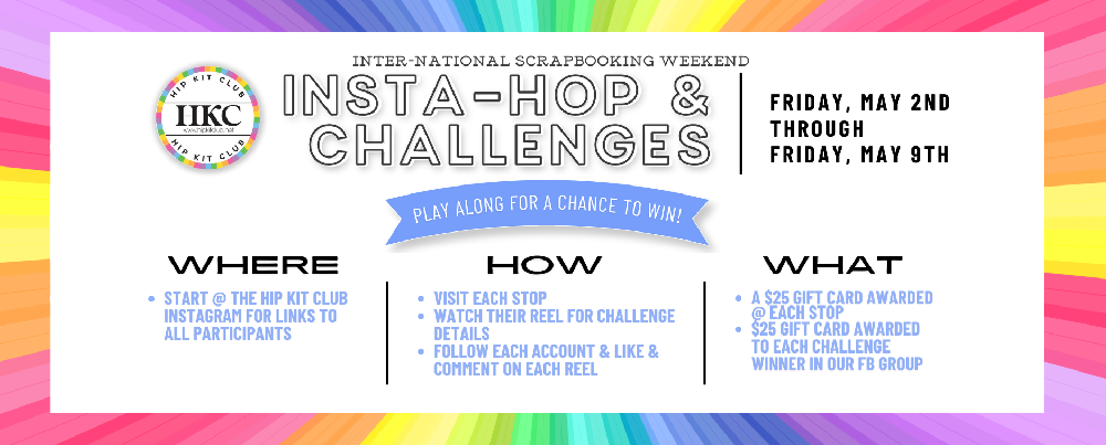 International Scrapbooking Day IG Hop & Challenges